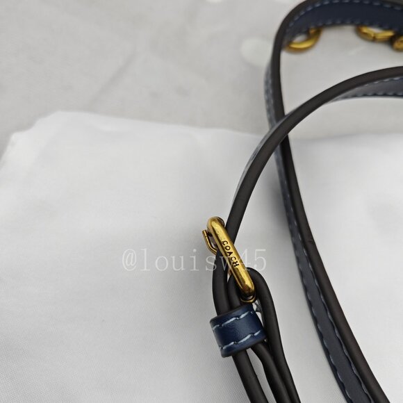 Coach denim blue TIMES SQUARE QUILT TABBY SHOULDER BAG - Picture 9 of 9